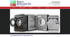 Desktop Screenshot of baysideflushingappliancerepair.com